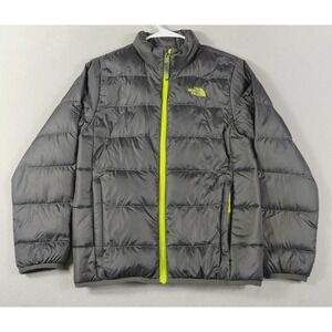 The North Face Jacket Boys 10/12 Black 550 Goose‎ Down Puffer Insulated Winter